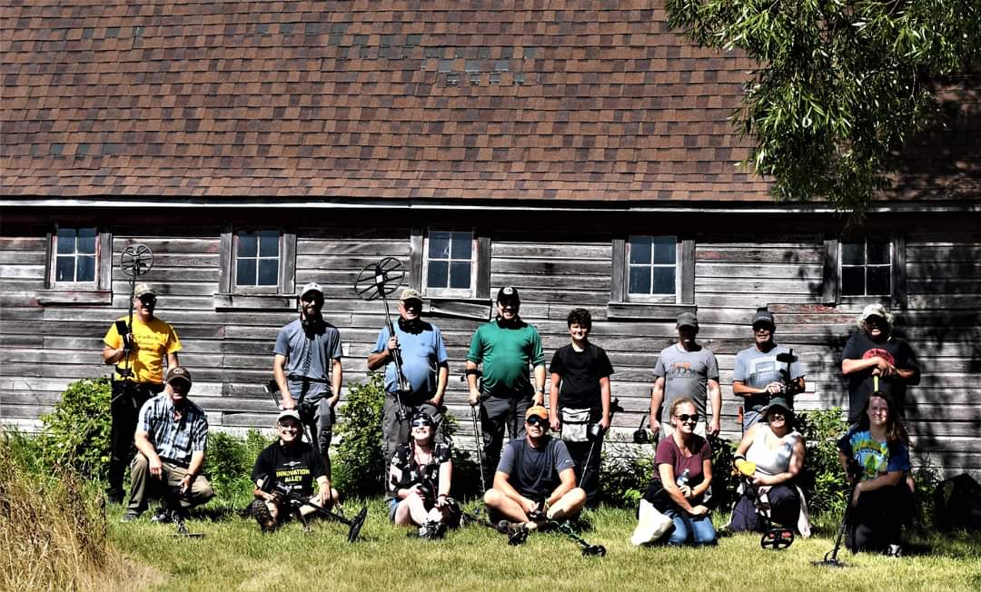 Westman Treasure Hunters and Manitoba Metal Detecting Groups unite for a group dig put on by Robert Unik in 2020.
