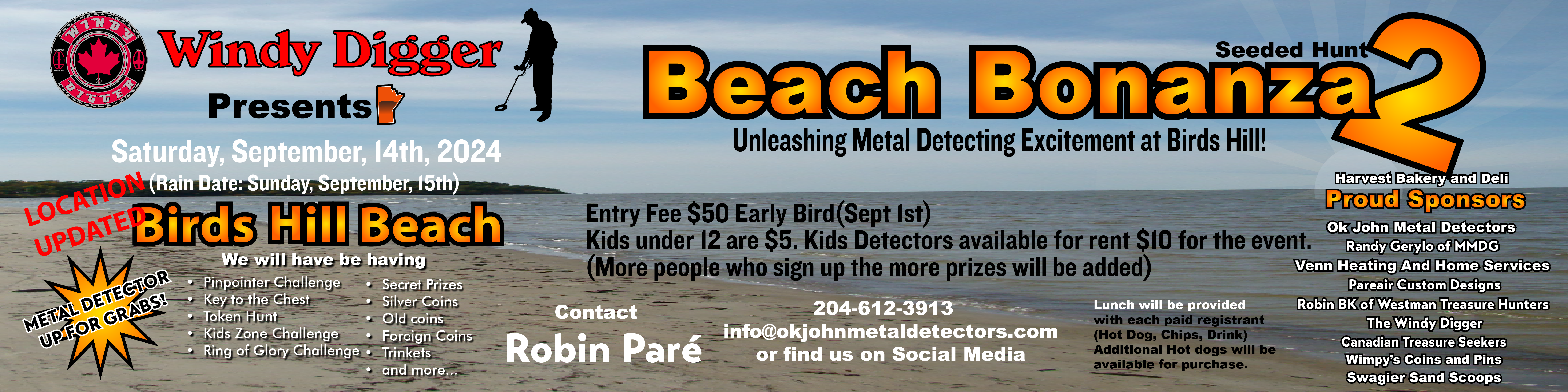 Beach Bonanza 2 Metal detecting event in Manitoba, Canada