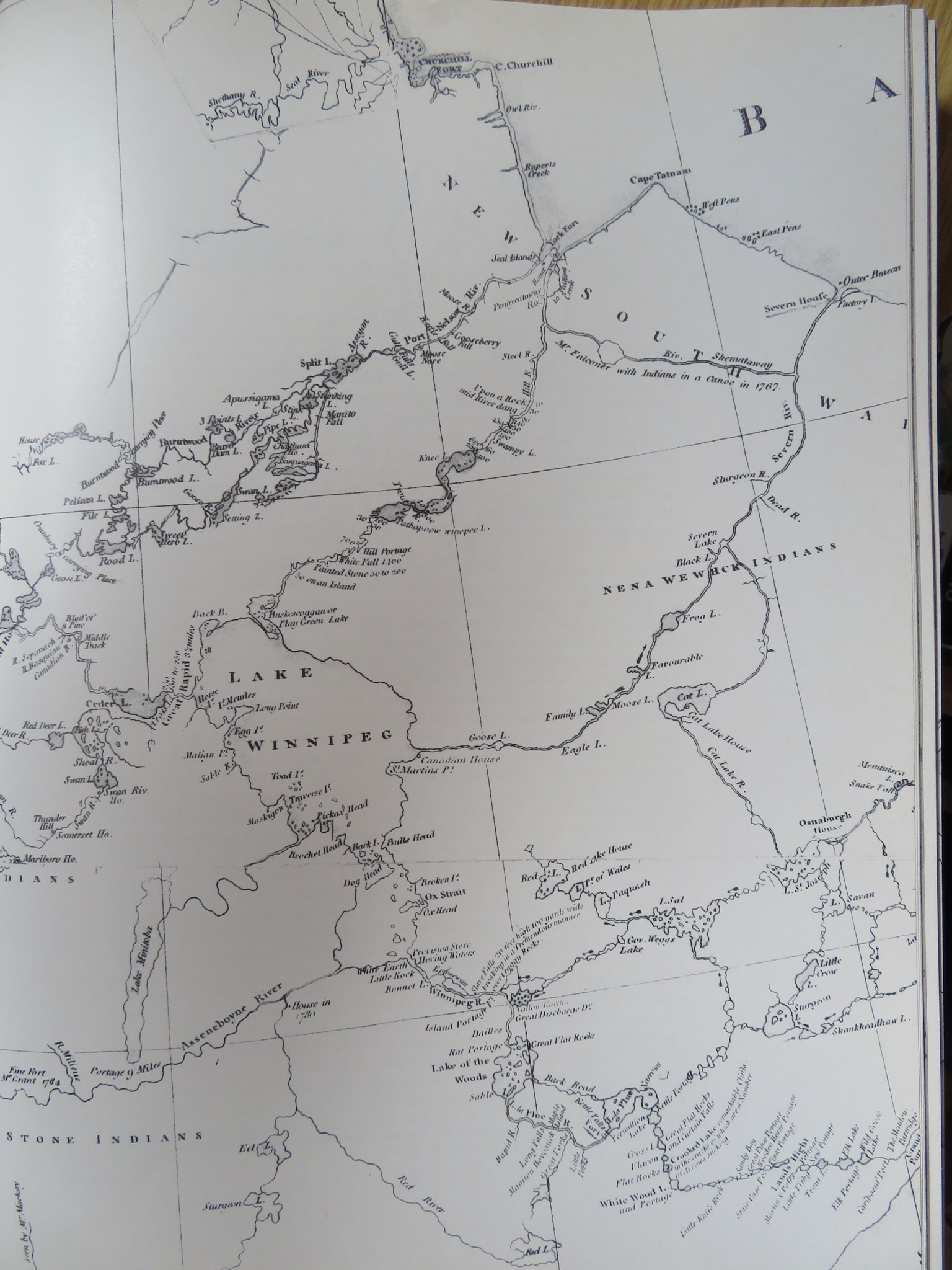 Winnipeg map from 1700's